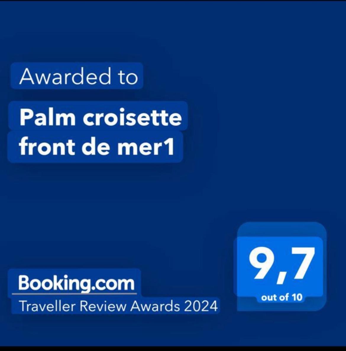 Palm Croisette Front De Mer1 Cannes Exteriör bild